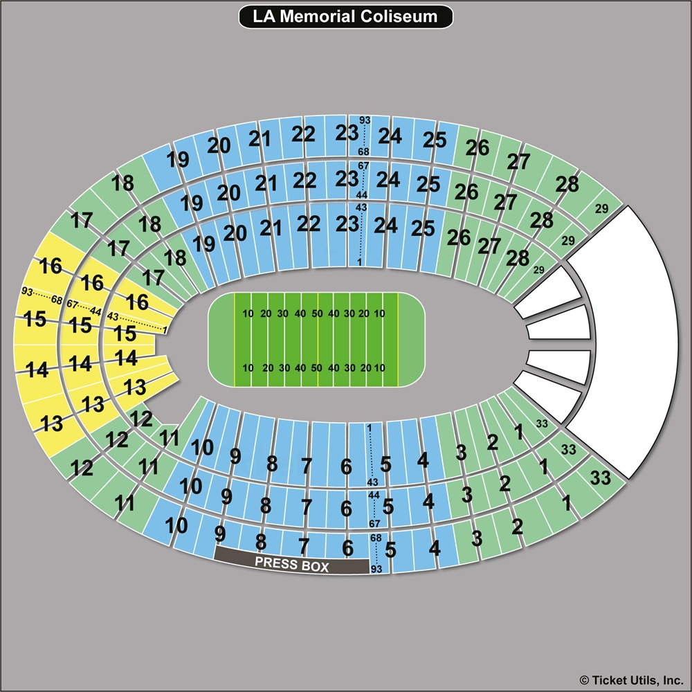 La Rams Seating Chart