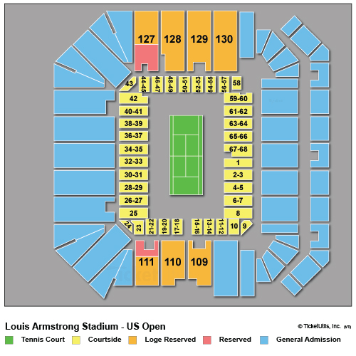 Louis Armstrong Stadium Map | Literacy Ontario Central South