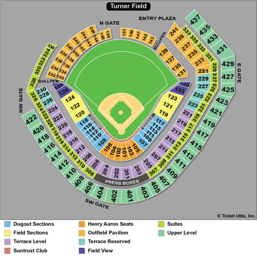 Foley Field Seating Chart